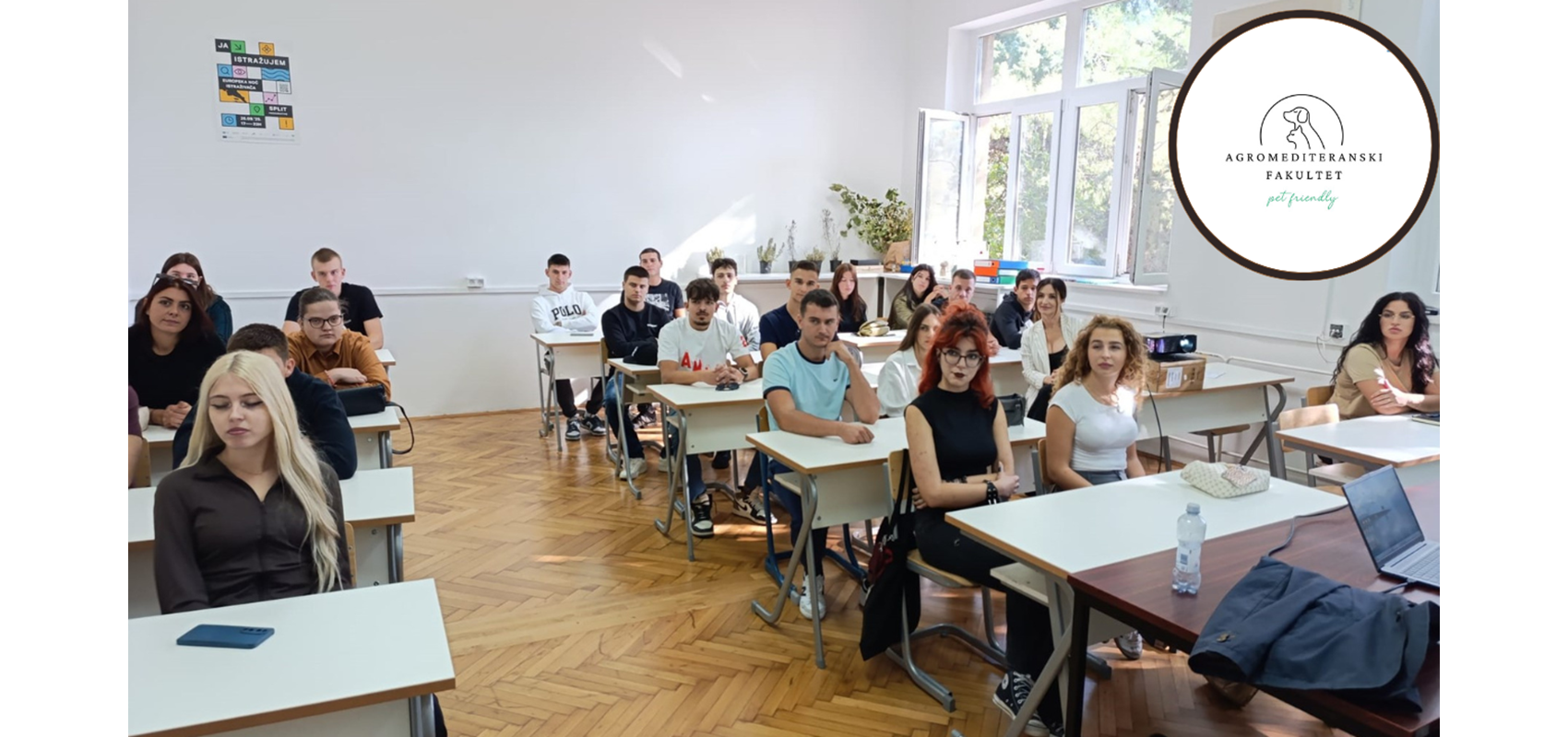  Agromediteranski fakultet Sveučilišta u Splitu postao 'pet friendly'! Oduševljeni i studenti i profesori